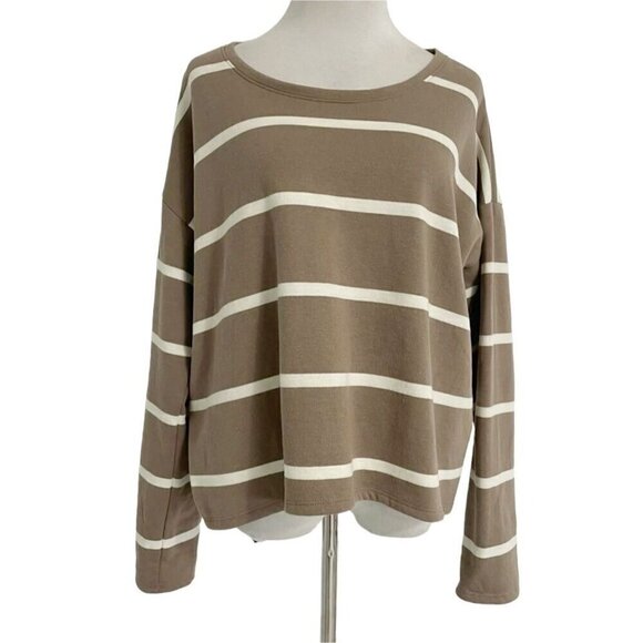 Threads 4 Thought Size Large  Top Blouse Long Sleeve Pullover Crewneck - Picture 1 of 8